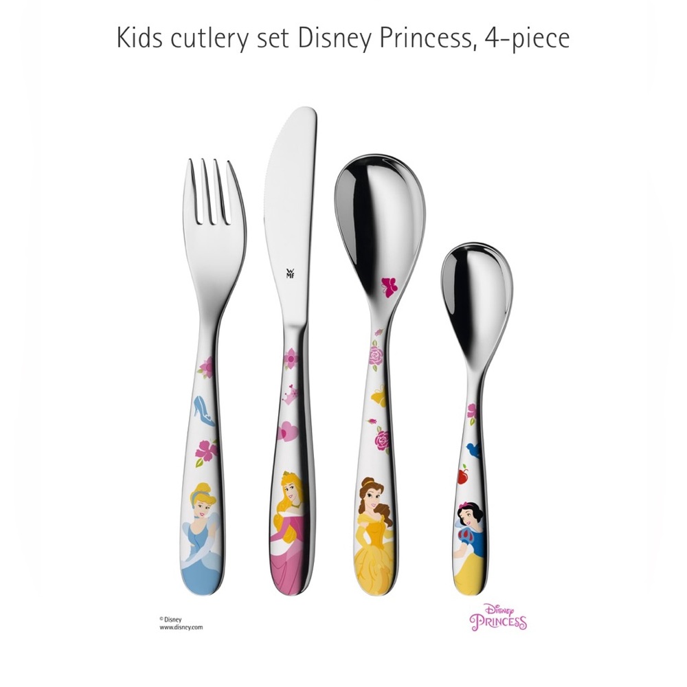 Disney Princess Children’s Cutlery 4-Piece Set - WMF - Picture 5 of 6